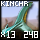 Fragment of Fine Kincher Tail